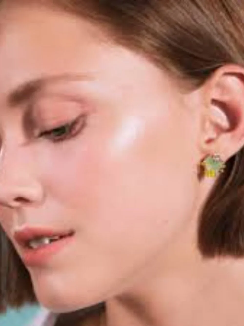 Les Nereides Mimosa and Star Anise stud earrings